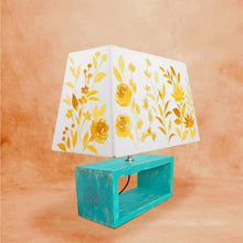 Load image into Gallery viewer, Rectangle Table Lamp - Yellow Monochrome Lamp Shade - rangreli
