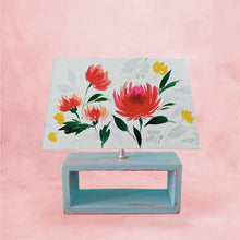 Load image into Gallery viewer, Rectangle Table Lamp - Lillies Lamp Shade
