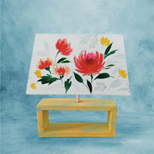 Load image into Gallery viewer, Rectangle Table Lamp - Lillies Lamp Shade
