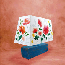 Load image into Gallery viewer, Rectangle Table Lamp - Lillies Lamp Shade
