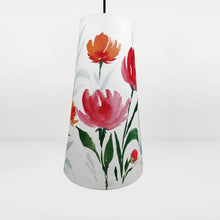 Load image into Gallery viewer, Long Cone Pendant Lamp - Lillies | Rangreli
