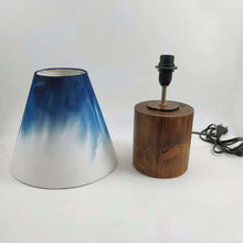 Load image into Gallery viewer, Cone Table Lamp - Blue Ombre Lamp Shade - rangreli
