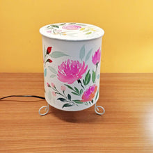 Load image into Gallery viewer, Cylinder Table Lamp - Floral 2 Lamp shade with Lid
