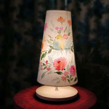 Load image into Gallery viewer, Long Cone Table Lamp - Birds Lamp Shade
