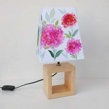 Load image into Gallery viewer, Empire Table Lamp - Hydrangea Floral Lamp Shade
