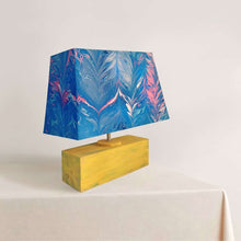 Load image into Gallery viewer, Modern Table Lamp - Marbling | Navy and Pink
