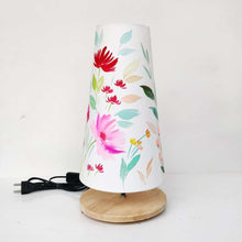 Load image into Gallery viewer, Long Cone Table Lamp - Floral Delight Lamp Shade
