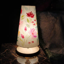 Load image into Gallery viewer, Long Cone Table Lamp - Floral Delight Lamp Shade

