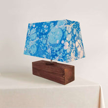 Load image into Gallery viewer, Modern Table Lamp - Marbling | Blue skylight
