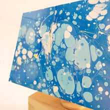 Load image into Gallery viewer, Modern Table Lamp - Marbling | Blue skylight
