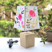 Load image into Gallery viewer, Empire Table Lamp - Fresh flowers Lamp Shade - rangreli
