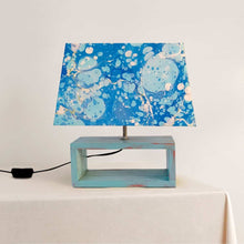 Load image into Gallery viewer, Modern Table Lamp - Marbling | Blue skylight
