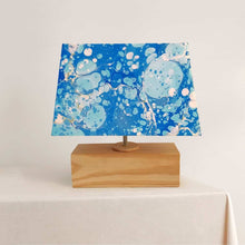 Load image into Gallery viewer, Modern Table Lamp - Marbling | Blue skylight
