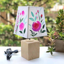 Load image into Gallery viewer, Empire Table Lamp - Fresh flowers Lamp Shade - rangreli
