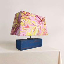 Load image into Gallery viewer, Modern Table Lamp - Marbling | Yellow and Magenta - rangreli
