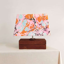 Load image into Gallery viewer, Modern Table Lamp - Marbling | Pink and Orange - rangreli
