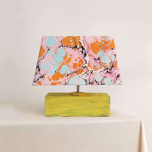 Load image into Gallery viewer, Modern Table Lamp - Marbling | Pink and Orange - rangreli
