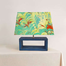 Load image into Gallery viewer, Modern Table Lamp - Marbling | Green and Yellow - rangreli
