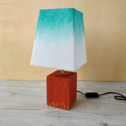 Empire Table Lamp - Ombre Lamp Shade Teal - rangreli