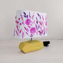 Load image into Gallery viewer, Conical Trapezium Table Lamp - Pink Monochrome Lamp Shade
