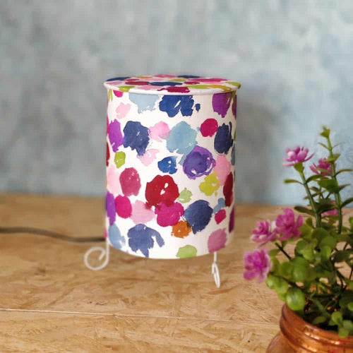 Cylinder Table Lamp - Abstract Lamp Shade with Lid - rangreli