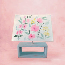 Load image into Gallery viewer, Rectangle Table Lamp - Floral Bliss Lamp Shade
