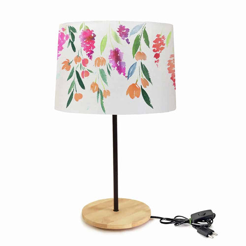 Drum Table Lamp  - Flower shower - rangreli
