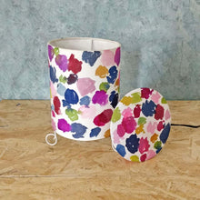 Load image into Gallery viewer, Cylinder Table Lamp - Abstract Lamp Shade with Lid
