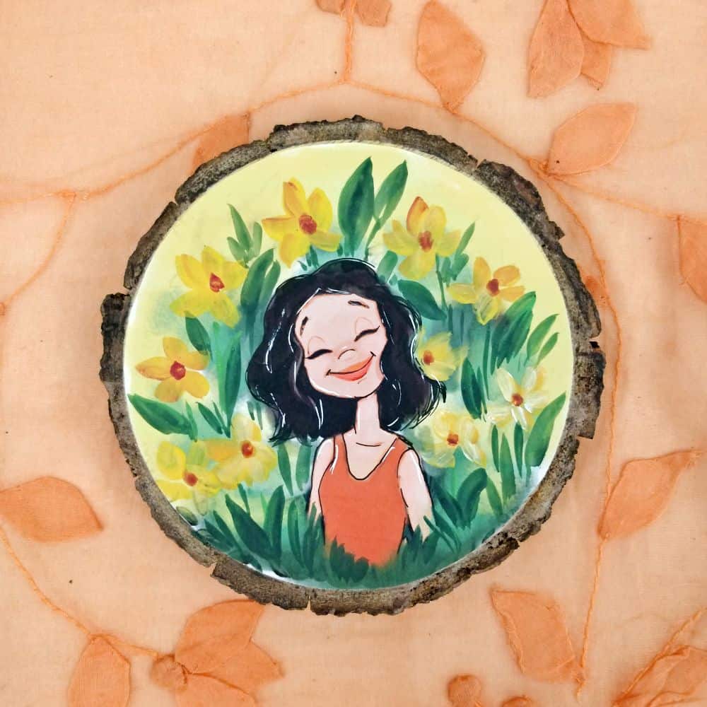 Avatar Fridge Magnets - Happy Girl - rangreli