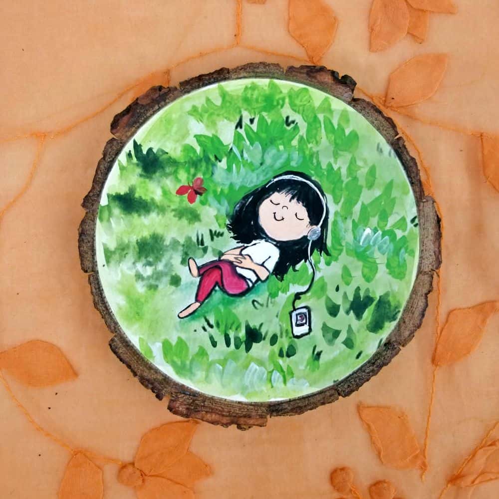Avatar Fridge Magnets - Chilling Girl