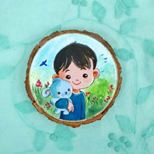 Load image into Gallery viewer, Avatar Fridge Magnets - Kid and Teddy
