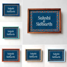 Load image into Gallery viewer, Printed Framed Name plate -  Veli - 3 - rangreli
