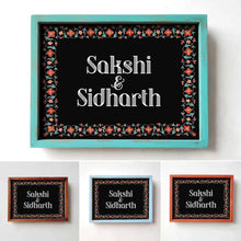 Load image into Gallery viewer, Printed Framed Name plate -  Veli - 3 - rangreli
