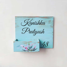 Load image into Gallery viewer, Handpainted Customized Planter Name plate -   Wild Flowers - rangreli
