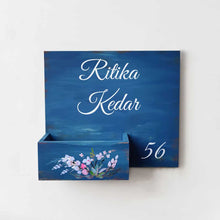 Load image into Gallery viewer, Handpainted Customized Planter Name plate -   Wild Flowers - rangreli
