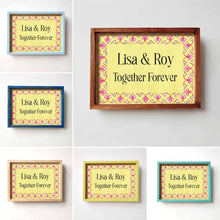 Load image into Gallery viewer, Printed Framed Name plate -  Veli - 2 - rangreli
