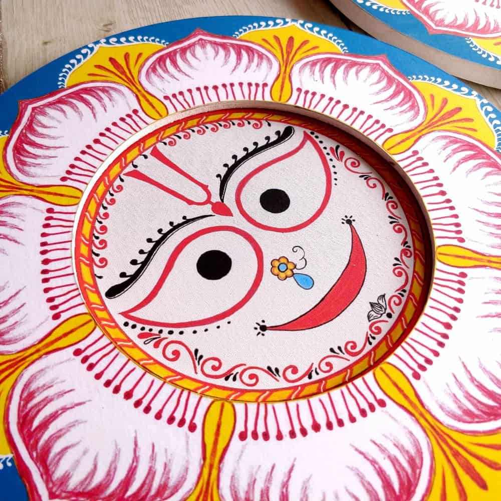Lord Jagannath - Traditional Indian Art | Ethnic Wall Art - rangreli