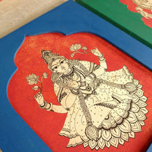 Load image into Gallery viewer, Laxmi Ganesh - Traditional Indian Art | Ethnic Wall Art
