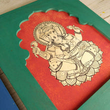 Load image into Gallery viewer, Laxmi Ganesh - Traditional Indian Art | Ethnic Wall Art
