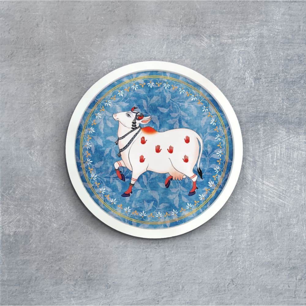 Cow Pichwai Style Wall Art Frames - Style 2