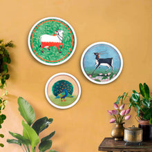 Load image into Gallery viewer, Pichwai Style Wall Art Frames Set of 3
