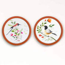 Load image into Gallery viewer, Handpainted wall art Style 1 - Bird Set of 2
