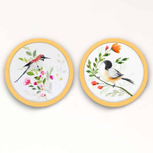 Load image into Gallery viewer, Handpainted wall art Style 1 - Bird Set of 2
