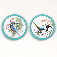 Load image into Gallery viewer, Handpainted wall art Style 2- Bird Set of 2
