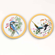 Load image into Gallery viewer, Handpainted wall art Style 2- Bird Set of 2
