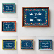 Load image into Gallery viewer, Printed Framed Name plate -  Veli
