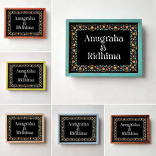 Load image into Gallery viewer, Printed Framed Name plate -  Veli
