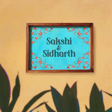 Load image into Gallery viewer, Printed Framed Name plate -  Red Veli
