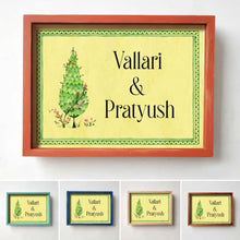 Load image into Gallery viewer, Printed Framed Name plate -  Kilim
