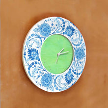 Load image into Gallery viewer, Modern Artistic Wall clock - blue monochrome
